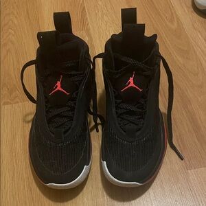 Jordan Kids Sneakers Black and Red